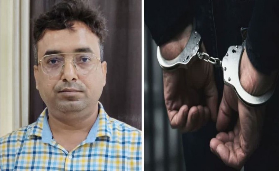 रिश्वत लेते बाबू गिरफ्ता
